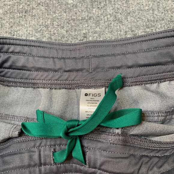 Figs Scrub Pants Mens L Graphite Grey Technical Collection Cargo Pocket Straight - Picture 5 of 15